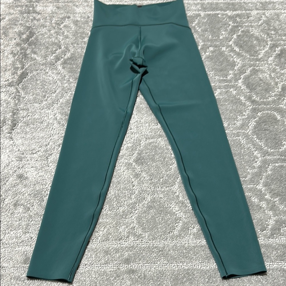 Aerie Green Offline Leggings High-Waisted Stretchy Women’s Size Small